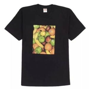 Supreme Fruit Tee Black Small Authentic